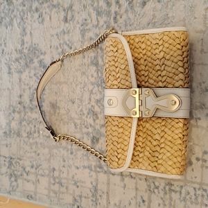 Michael Kors Ratan and Leather purse